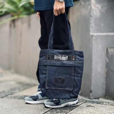 BLUE TOTE BAG
