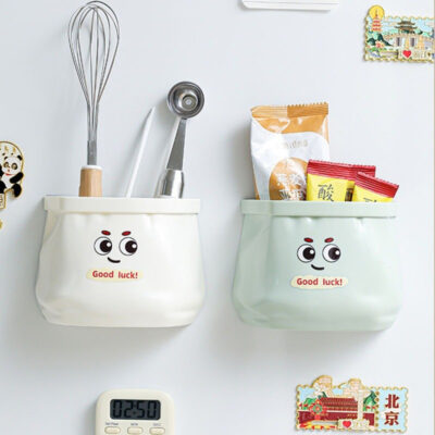 Wall Hanging Storage Rack Basket Organizer Box
