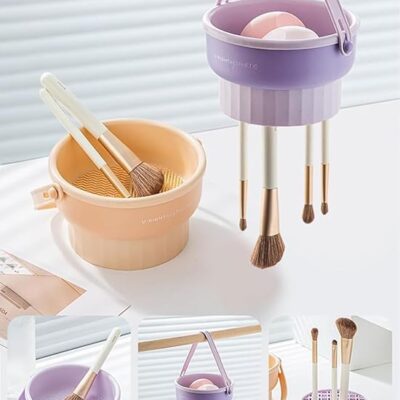 Silicone Makeup Brush Cleaner Bowl