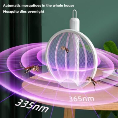 Rechargeable Mosquito Killer Racket. A Handheld Electric Fly swatter
