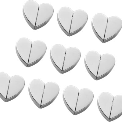 Magnetic Heart Curtain Tiebacks – No-Drill Decorative Holders